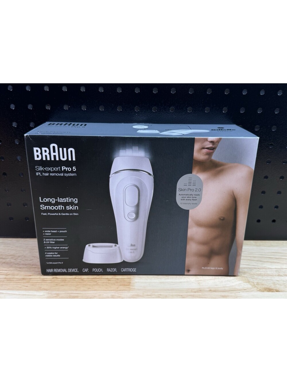 Braun Silk Expert Pro 5 PL5145 Hair Removal System For Men -Brand New Sealed